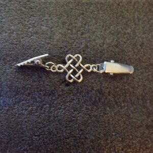 Sweater,  Blouse, Shawl, Clips ~ Geometric ~ Garment ~ Silver